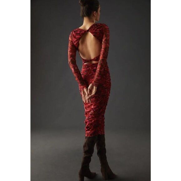 BNWT Anthropologie MISA Cutout Dress Size L - Picture 5 of 11